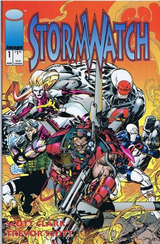 Stormwatch #1 ORIGINAL Vintage 1993 Image Comics 