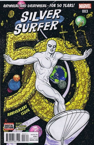 Silver Surfer #3 ORIGINAL Vintage 2016 Marvel Comics 