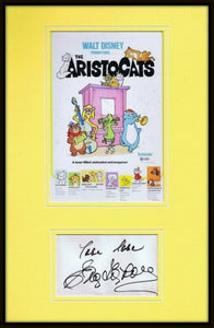 Eva Gabor Signed Framed 11x17 The Aristocrats Poster Display JSA