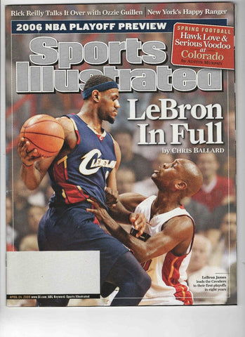 Apr 24 2006 Sports Illustrated Magazine Lebron James Cavaliers