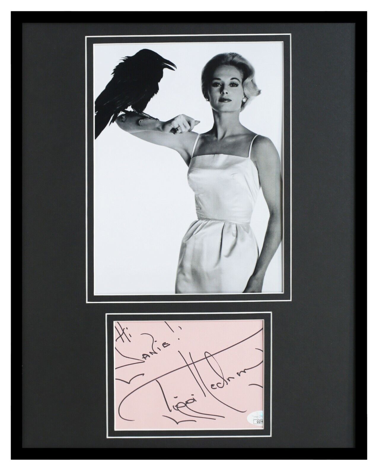 Tippi Hedren Signed Framed 11x14 Photo Display JSA The Birds