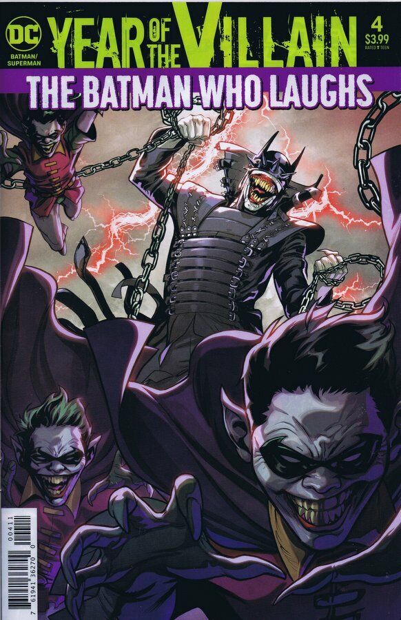 Batman Who Laughs #4 Acetate Cover 2019 DC Comics 