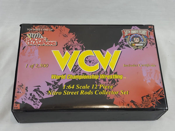 VINTAGE 1999 WCW Racing Champions 1:64 Die Cast Car Set