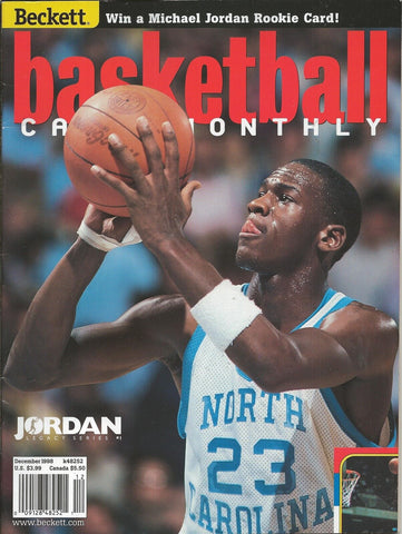 ORIGINAL Vintage Dec 1998 Beckett Basketball Magazine Michael Jordan 