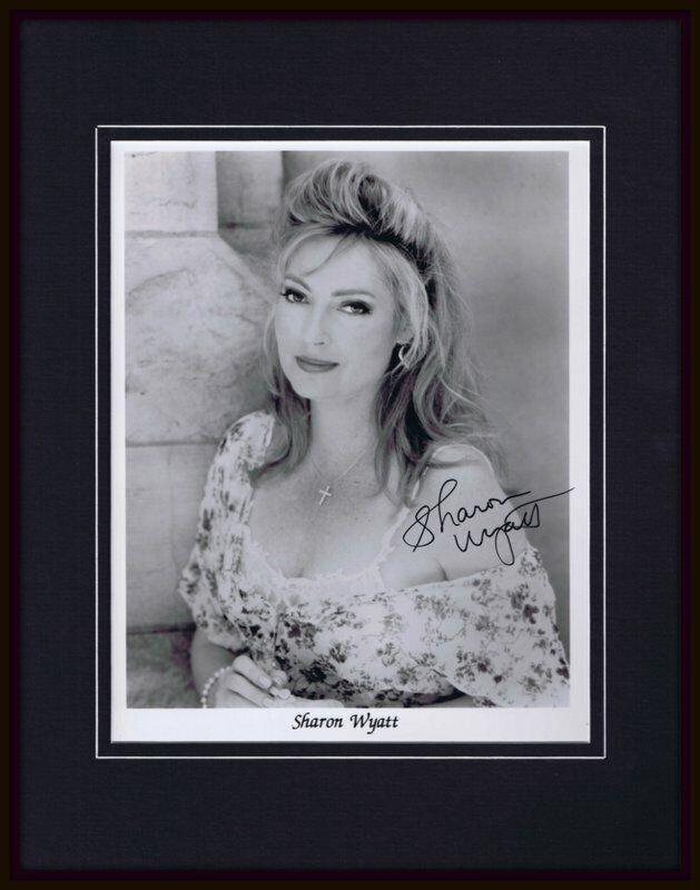 Sharon Wyatt Signed Framed 11x14 Photo Display General Hospital