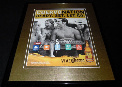 2002 Jose Cuervo Tequila Framed 11x14 ORIGINAL Advertisement Cuervo Nation