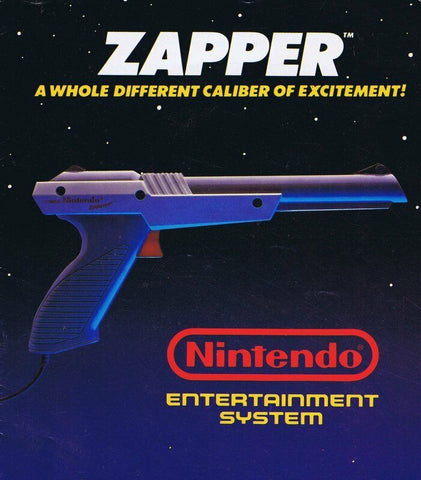 ORIGINAL Vintage 1986 Nintendo Zapper Manual