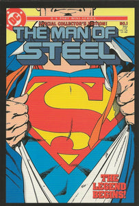 Superman Man of Steel #1 (1986) 4x5" Cover Postcard 2010 DC Comics John Byrne