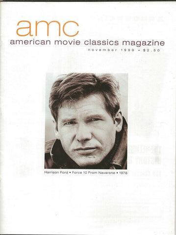 ORIGINAL Vintage Nov 1999 AMC Magazine Harrison Ford Rex Harrison