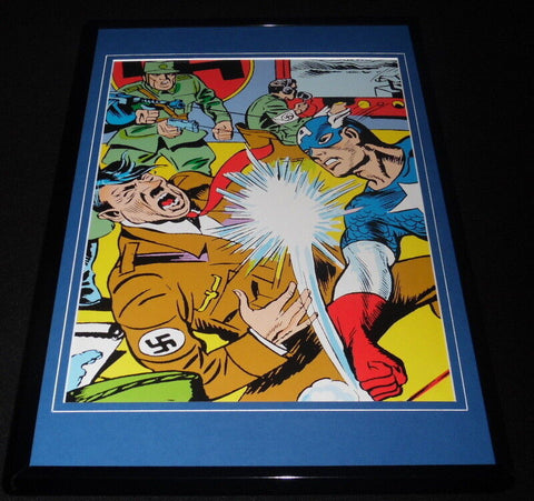 Captain America #1 Framed 11x17 Poster Display 