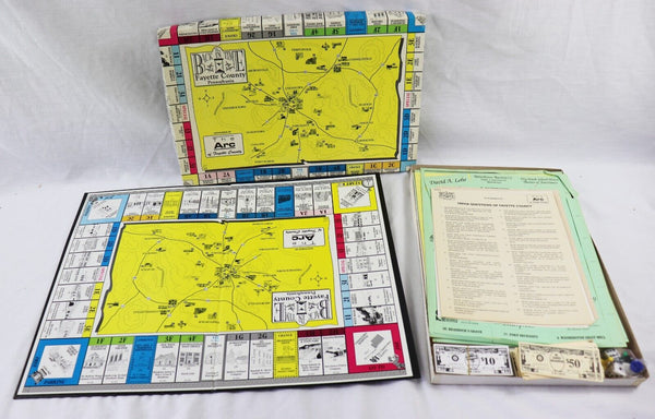 VINTAGE Fayette County Pennsylvania Back in Time Board Game