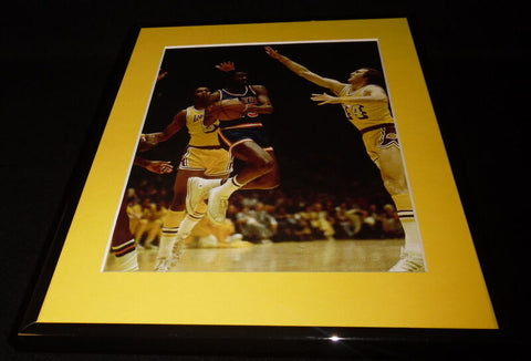 Earl the Pearl Monroe vs Lakers Framed 11x14 Photo Display Knicks 