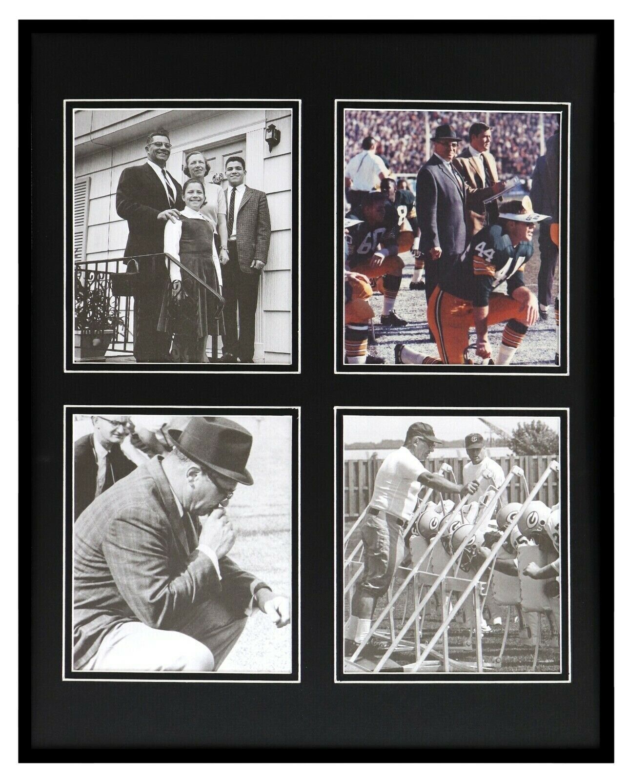 Vince Lombardi Framed 16x20 Photo Collage Green Bay Packers Washington