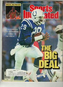 Nov 9 1987 Sports Illustrated Magazine Eric Dickerson Traded to Colts