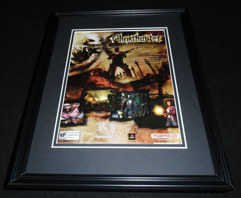 Ghosthunter 2004 PS2 Framed 11x14 ORIGINAL Vintage Advertisement