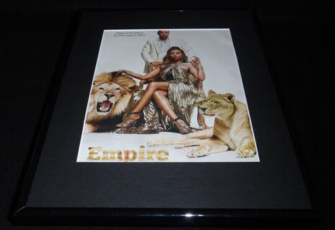 Empire 2015 Fox Framed ORIGINAL Advertisement Taraji P Henson Terrence Howard B