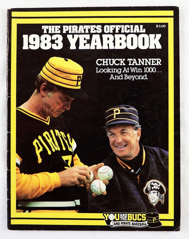 VINTAGE 1983 Pittsburgh Pirates Yearbook Chuck Tanner Bob Prince Iron City Ad