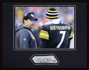 Todd Haley Signed Framed 11x14 Photo Display Steelers w/ Ben Roethlisberger