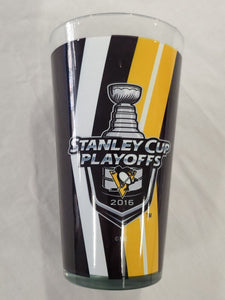 2016 Stanley Cup Playoffs Pittsburgh Penguins Pilsner Beer Glass