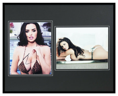 Abigail Ratchford Signed Framed 16x20 Bikini Photo Set AW