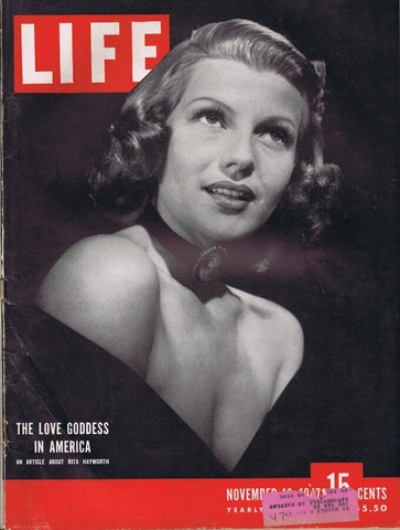 ORIGINAL Vintage Life Magazine November 10 1947 Rita Hayworth