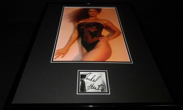 Rachel Hunter Signed Framed 16x20 Swimsuit Photo Poster Display 