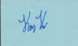 Kelsey Keel Signed 3x5 Index Card My Louisiana Sky