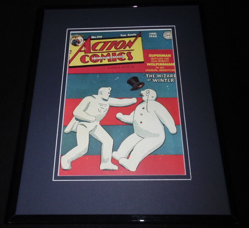 Action Comics #116 Framed 11x14 Repro Cover Display Superman Wolfingham