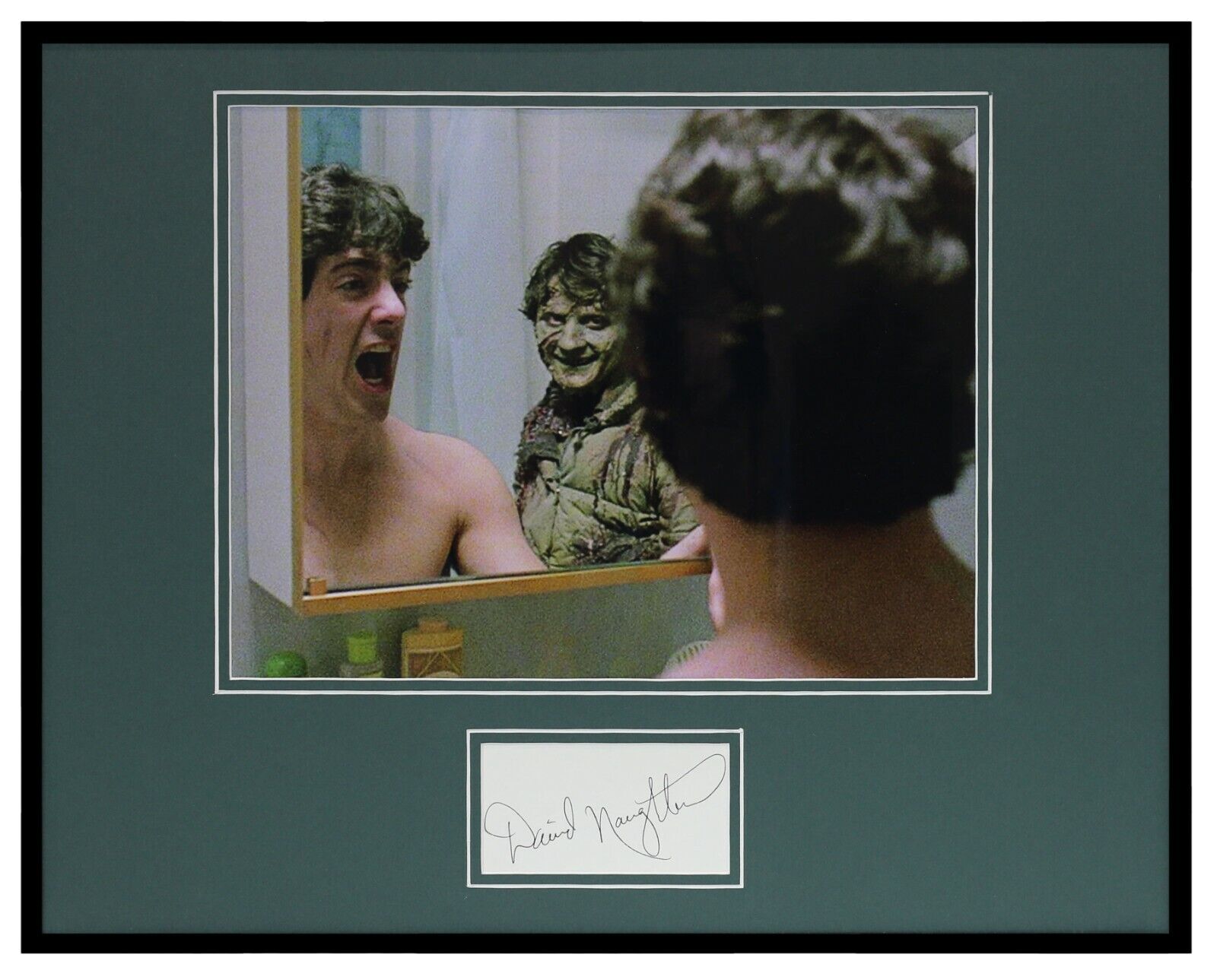 David Naughton Signed Framed 16x20 Photo Display American Werewolf in London 