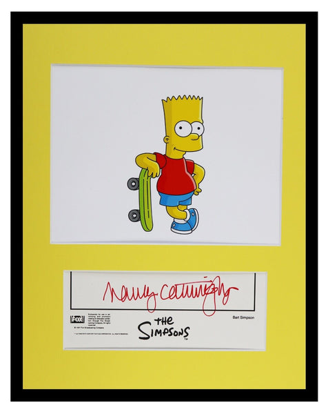 Nancy Cartwright Signed Framed 11x14 Bart Simpson Photo Display