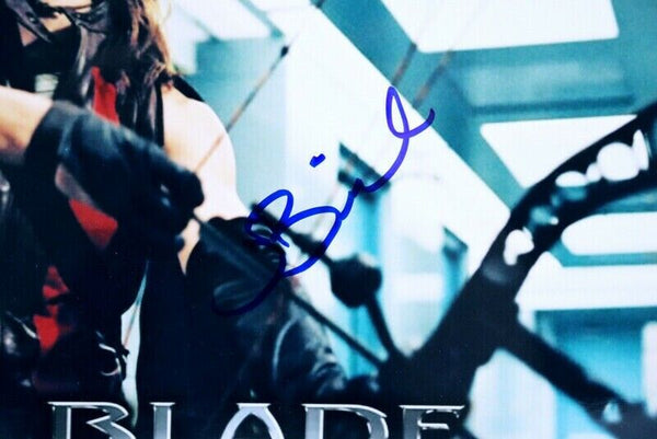 Jessica Biel Signed Framed 16x20 Blade DVD & Photo Display JSA