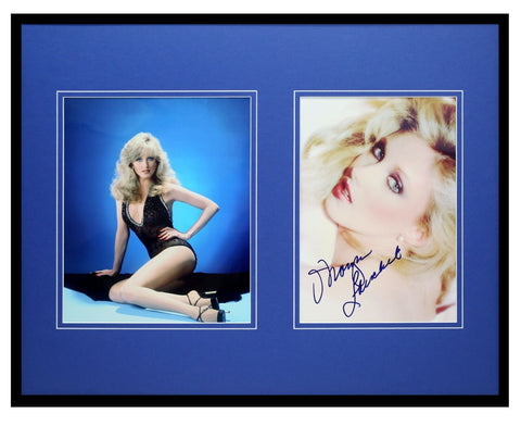 Morgan Fairchild Signed Framed 16x20 Lingerie Photo Display Falcon Crest