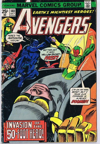 Avengers #140 ORIGINAL Vintage 1975 Marvel Comics Ant Man Vision