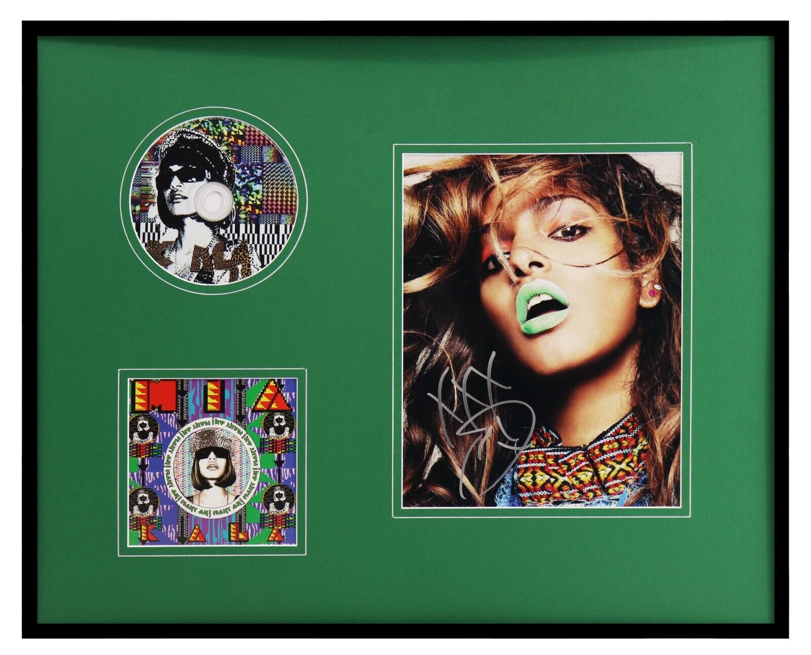 M.I.A. Mathangi Arulpragas Signed Framed 16x20 Photo & CD Display MIA rapper