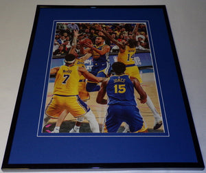 Stephen Curry 2018 Warriors vs Lakers Framed 11x14 Photo Display 