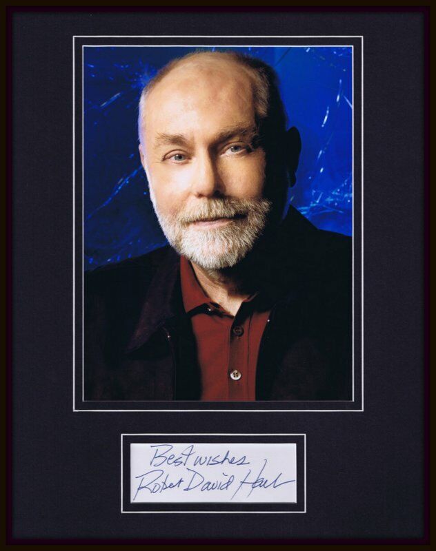 Robert David Hall Signed Framed 11x14 Photo Display JSA CSI 