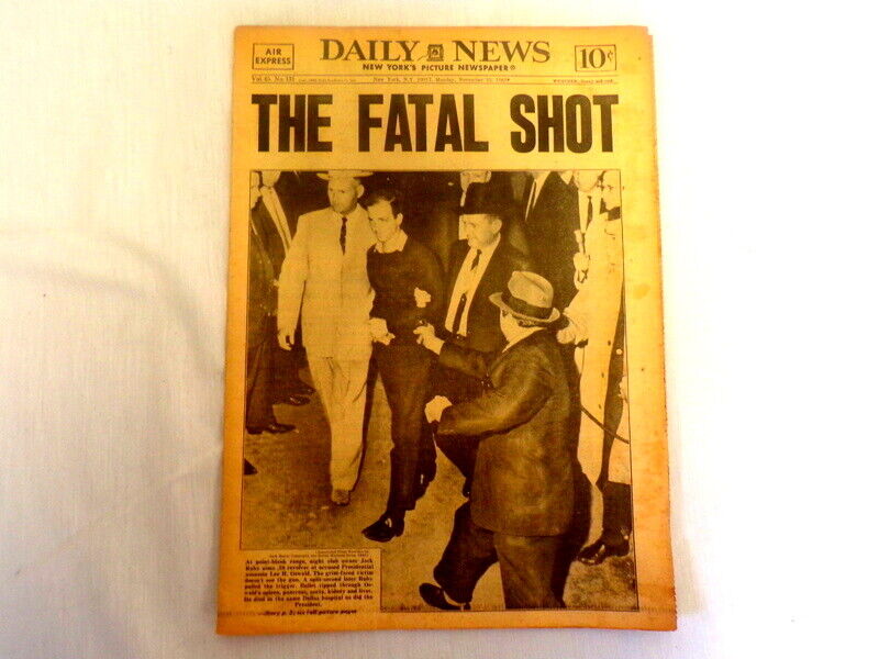 ORIGINAL November 25 1963 NY Daily News JFK / Oswald Assassination Newspaper