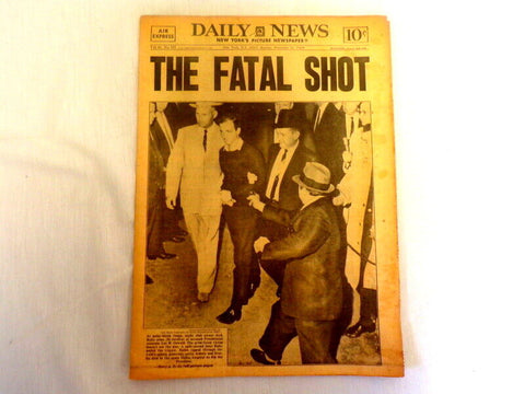 ORIGINAL November 25 1963 NY Daily News JFK / Oswald Assassination Newspaper