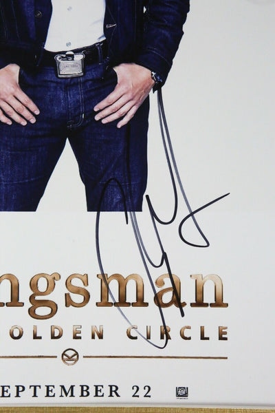 Channing Tatum Signed Framed 16x20 Poster Display AW Kingsman Golden Circle