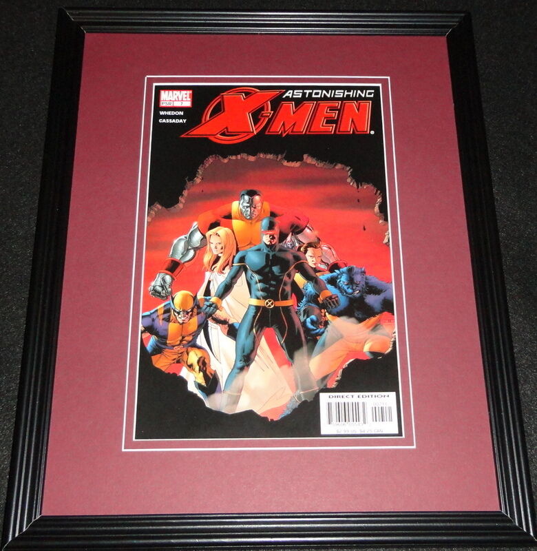 Astonishing X Men #7 Marvel Framed Cover Photo Poster 11x14 Official Repro