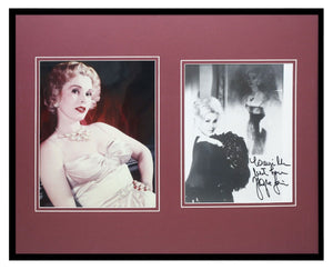 Zsa Zsa Gabor Signed Framed 16x20 Photo Set JSA