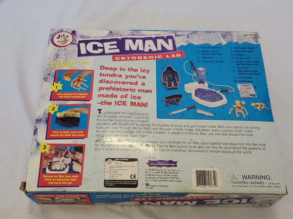 VINTAGE 1999 Wild Planet Ice Man Cryogenic Lab Board Game