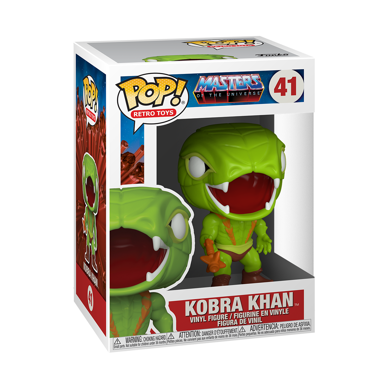 NEW SEALED Funko Pop Figure Masters of the Universe Kobra Khan MOTU