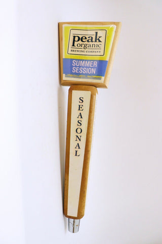 ORIGINAL Vintage Peak Organic Summer Session Seasonal Beer Tap Handle  