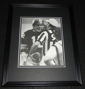 Terry Bradshaw Arguing with Referee Steelers Framed 11x14 Photo Display 