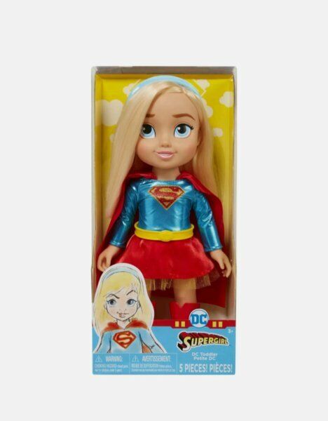 NEW SEALED 2017 Jakks DC Superhero Supergirl 15" Toddler Figure Baby Doll