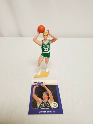 ORIGINAL Vintage 1988 Larry Bird SLU Starting Lineup Figure & Card 1st Piece