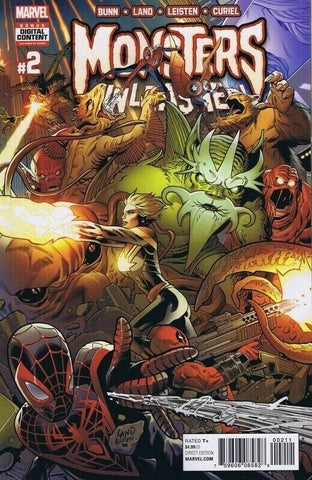 Monsters Unleashed #2 ORIGINAL Vintage 2017 Marvel Comics Greg Land Cover