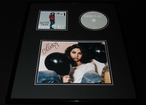 Alessia Carra Signed Framed 16x20 Know It All CD & Photo Set