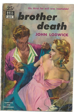 ORIGINAL Vintage 1951 Brother Death Dell Paperback Book GGA